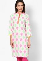 Karigari Pink Printed Kurtis