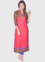 Kurti'S Red Printed Kurtis