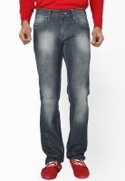 LIVE IN Solid Grey Regular Fit Jeans