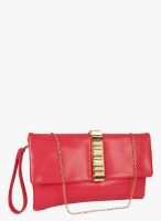 Lord's Pink Synthetic Leather Sling Bag