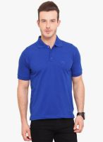 Mode Vetements Blue Solid Polo T-Shirt