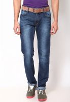 Newport Zip Fly Blue Slim Fit Jeans