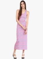 Only Pink Colored Printed Maxi Dress