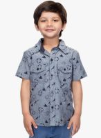 Oxolloxo Grey Casual Shirt