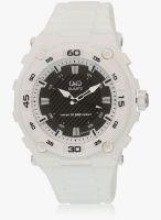 Q&Q R348-100Y-Sor White Analog Watch