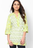 Rangriti Lemon Printed Kurtis