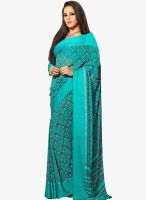 Roop Kashish Blue Printed Saree