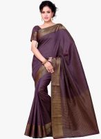 Saree Swarg Purple Embellished Saree