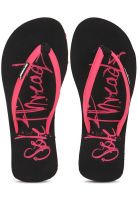 Sole Threads St Emb (L) Black Flip Flops