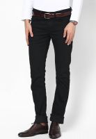 Spykar Black Narrow Fit Jeans