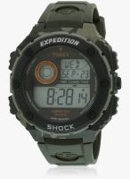 Timex T49981-Sor Green/Grey Digital Watch