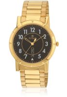 Titan Karishma 1647Ym05 Golden/Black Analog Watch