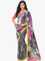 Triveni Sarees Grey Printed Saree