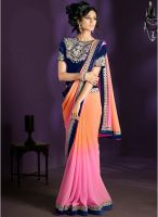 Triveni Sarees Multicoloured Colored Embroidered Saree
