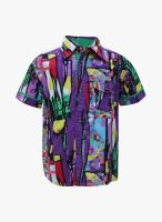 UFO Purple Casual Shirt