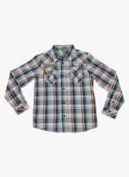 United Colors of Benetton Blue Casual Shirt
