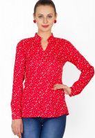 Vani Red Printed Shirt