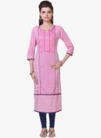 Varanga Pink Printed Kurtis