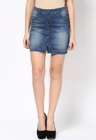 Vero Moda Blue Flared Skirt