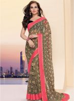 Vishal Beige Printed Saree