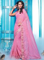 Vishal Pink Printed Saree