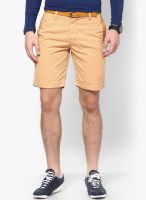 WYM Solid Camel Shorts