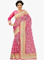 Xclusive Chhabra Pink Embellished Saree