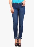 Yepme Blue Solid Jeans