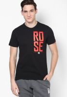 Adidas Derrick Rose Black Round Neck T-Shirt