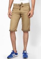 BEEVEE Khaki Solid 3/4Ths