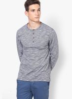 Burton Navy Blue Henley T-Shirt