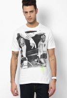 Converse Off White Round Neck T-Shirt