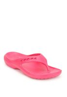 Crocs Baya Pink Flipflops