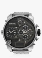 Diesel Dz7221 Silver/Black Chronograph Watch