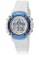 Disney Mickey 1K2314P-Mc-003We White/White Digital Watch