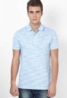 Duke Blue Solid Polo T-Shirt