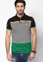 Duke Coffee Striped Polo T-Shirt