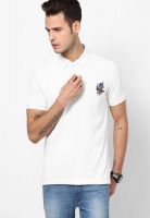 Ed Hardy Off White Polo T-Shirt