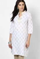 Entropy White Printed Kurtis