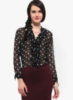 Faballey Black Printed Shirt