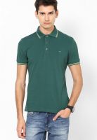 Gas Green Solid Slim Fit Polo T-Shirtgreen Ralphs 3 Polo T Shirt