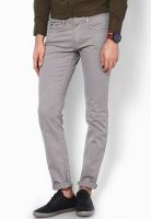 Gas Grey Low Rise Skinny Fit Jeans