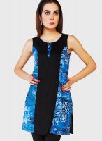 Globus Black Printed Kurtis