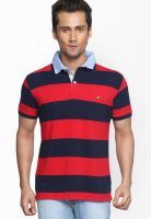 Globus Red Striped Polo T-Shirt