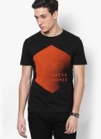 Jack & Jones Black Crew Neck T Shirt