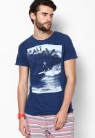 Jack & Jones Blue Crew Neck T Shirt