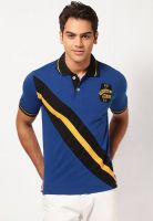 Jogur Blue Striped Polo T-Shirts