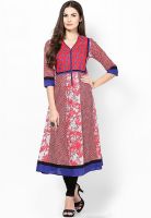 Kurti'S Red Printed Kurtas