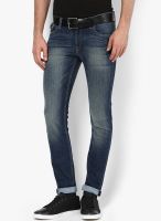 Lee Blue Low Rise Skinny Fit Jeans