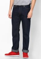 Levi's Indigo Regular Straight Fit Jeans (504)